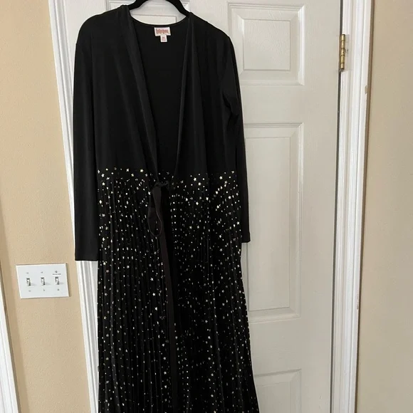 Lularoe Dresses | Lularoe Elegant Deanne Stars | Color: Black | Size: Xs | Chrisseeg's Closet